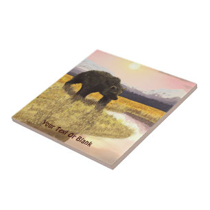 Grizzly-meer Tegeltje