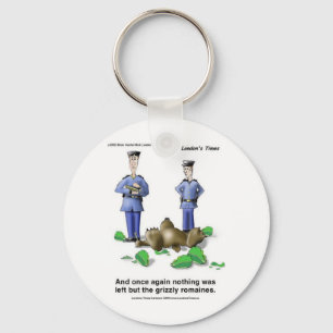 Grizzly Romaines Beer/Sla Cartoon Gifts & T - shir Sleutelhanger