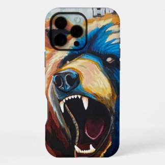 Grizzly Schilderij - Wilde Kunst iPhone 16 Pro Max Hoesje