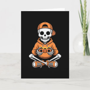 Grizzly Skelet Videogame Halloween Gamen Gamer Kaart