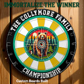 Grizzly Target Overlay-ontwerp Dartbord