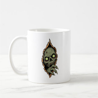 Grizzly Zombie Binnen Gescheurde Halloween Mok
