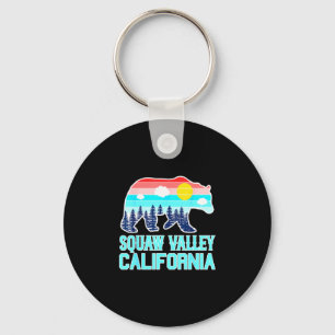 Grizzlybeer Olympic Valley Californië vintage Sleutelhanger
