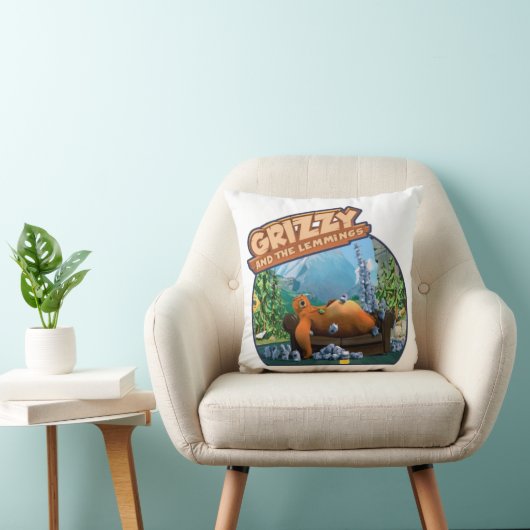grizzy en lemming kussen (Stoel)