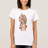 GRL-energiehandbloemen verlaat een bliksemschicht T-shirt (Voorkant)
