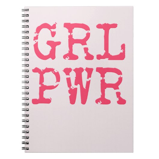 GRL PWR (girlpower) Notitieboek (Voorkant)