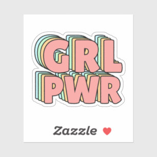 GRL PWR Pastel Sticker