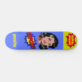 GRL PWR Pop Art - Rétro Cool Skateboard (Horz)