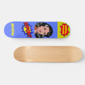GRL PWR Pop Art - Rétro Cool Skateboard (Horz)