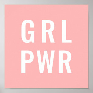 GRL PWR Roos Poster