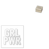 GRL PWR 	RUBBERSTEMPEL (Gestempeld)