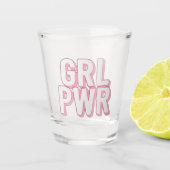 GRL PWR SHOT GLAS (Voorkant)
