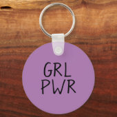 GRL PWR | Sleutelring Sleutelhanger (Voorkant)