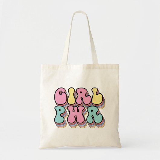 GRL PWR TOTE BAG (Voorkant)