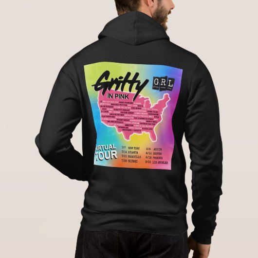 GRL Virtual Tour Hoodie (Achterkant)