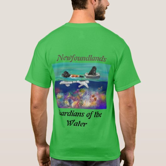 GRNC Watertest landt ooit in 2024 T-shirt (Achterkant)