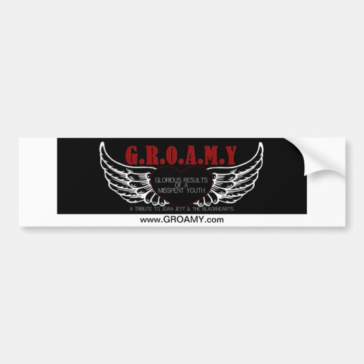 GROAMY Bumpersticker (Voorkant)
