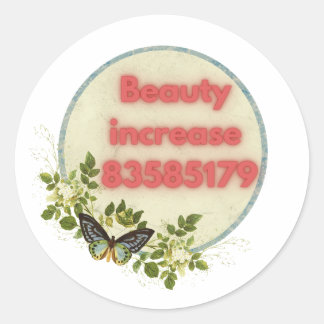 Grobovoi Sequence, Beauty growth, 83585179 Ronde Sticker