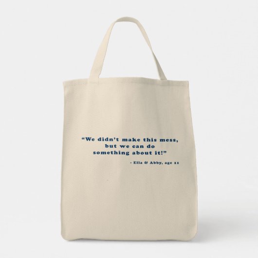 Grocery Bag, East Longmeadow Earth Day Tote Bag (Achterkant)