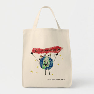 Grocery Bag, East Longmeadow Earth Day Tote Bag