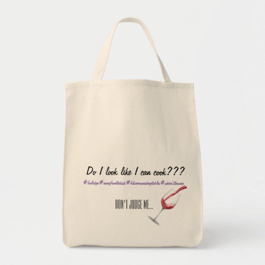 Grocery Bag, kan ik koken? Tote Bag (Voorkant)