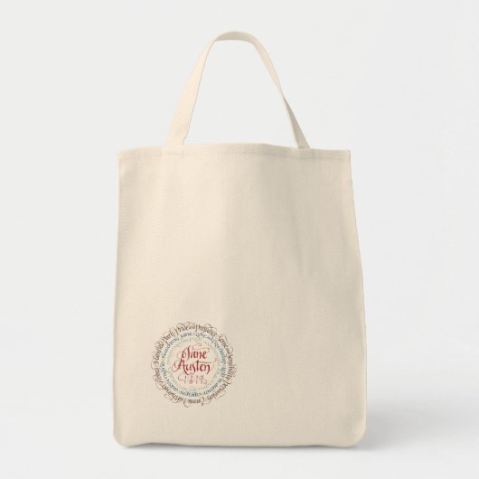 Grocery Canvas tas Jane Austen Period Dramas (Voorkant)