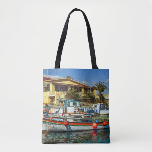 Grocery Canvas tas voor grote winkels Vist docksta (Voorkant)