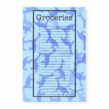 Grocery List Dinosaur Post it Notes