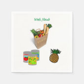 Grocery Paper Napkins Servet (Voorkant)