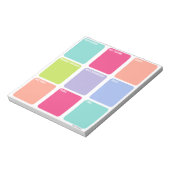 Grocery Shopping List Note Pad Notitieblok (Gedraaid)