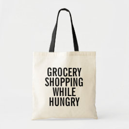 Grocery Shopping terwijl hongerige Canvas tas