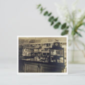 Grocery Store Interior 1906 Briefkaart (Staand voorkant)
