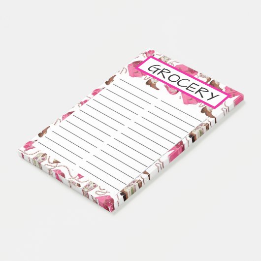 GROCERY STORE POST-IT® NOTES (Schuin)