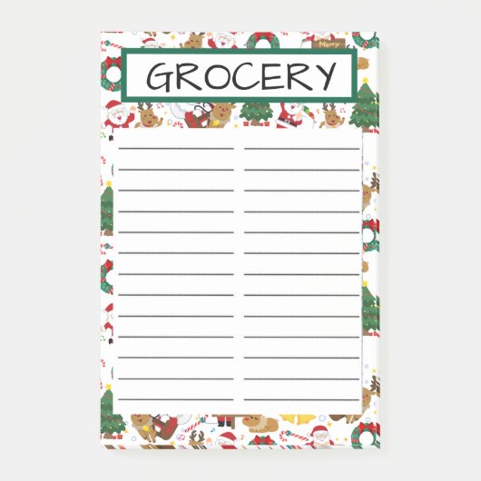 GROCERY STORE POST-IT® NOTES (Voorkant)