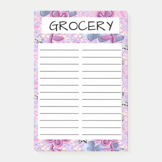 GROCERY STORE POST-IT® NOTES (Voorkant)
