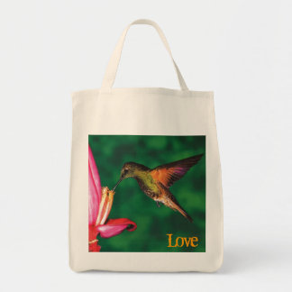Grocery Tas "Love Hummingbird"