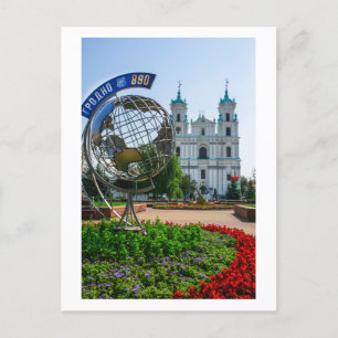 Grodno Belarus Architecture Cathedral Briefkaart