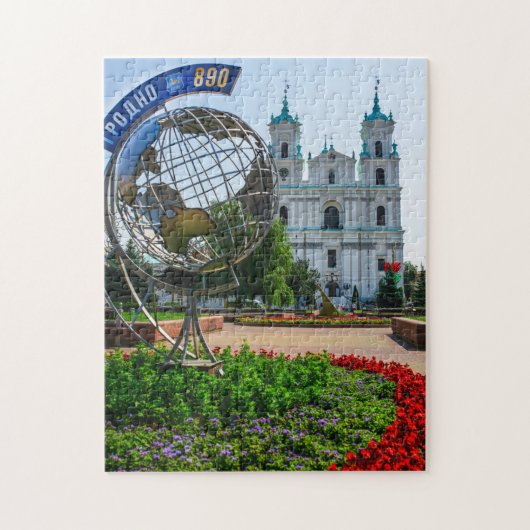 Grodno Belarus Architecture Cathedral Legpuzzel (Verticaal)