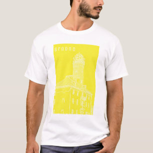 Grodno Belarus Architecture City Uitzicht Water To T-shirt