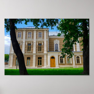 Grodno Belarus Cityscape Architecture Synagogue Poster