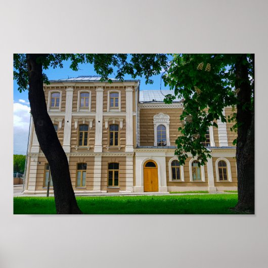 Grodno Belarus Cityscape Architecture Synagogue Poster (Voorkant)