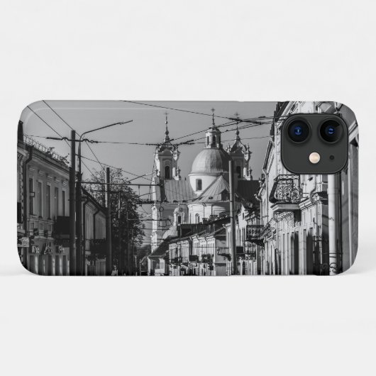 Grodno Hrodna Belarus Architecture iPhone 11 Coque (Dos (Horizontal))