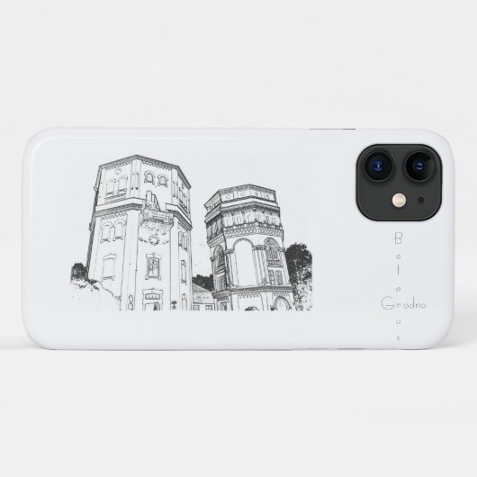Grodno Hrodna Belarus Architecture iPhone 11 Coque (Dos (Horizontal))