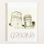 Grodno Hrodna Biélorussie Architecture tours d'eau (Devant)