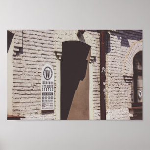 Grodno Wit-Rusland Stadsarchitectuur Minimalisme Poster