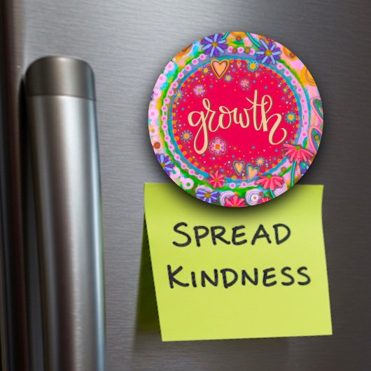 Groei Bloemen Inspirerend Inspirivity Magnet Magneet