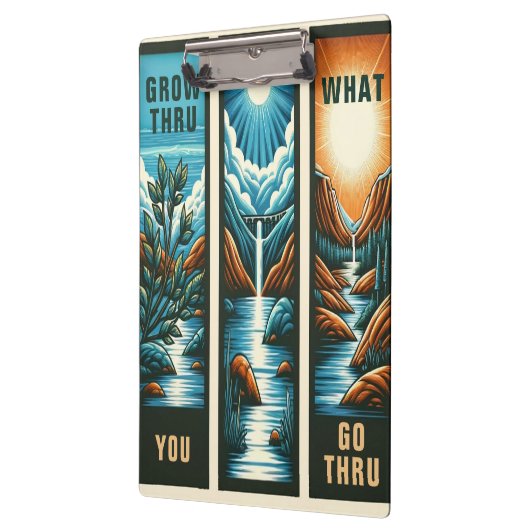 Groei door waar je bent klembord (Links)