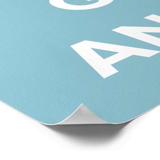 Groei een Mustache! Poster (Hoek)