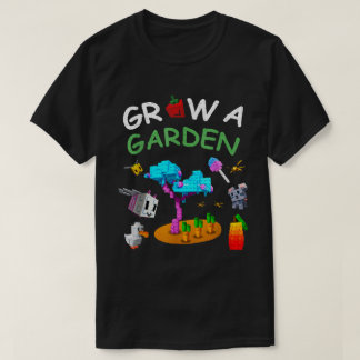 Groei een tuin Schattigee Pixel Tree Shirt