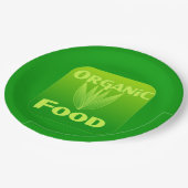 Groei, eet, koop organisch bord (Gekanteld)